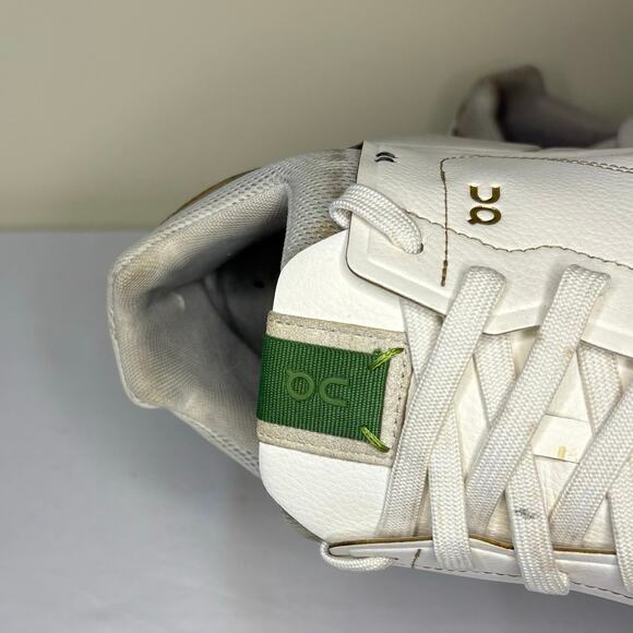 On Running The Roger Centre Court Tennis Shoe Men's 12.5 | White Green Sneaker - Picture 9 of 11